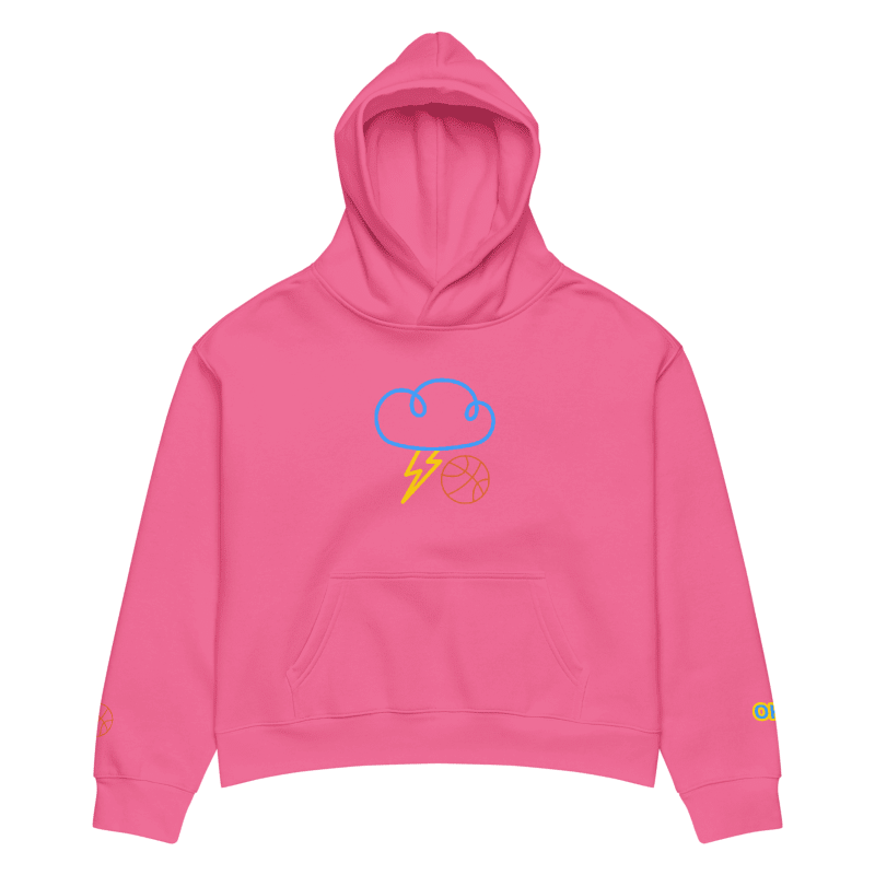 OKC Thunder City Pink Neon Cloud Hoodie – Basketball Pullover