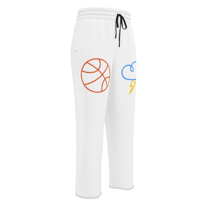 “OKC Thunder City FAN ART” Neon Cloud Joggers – Basketball Sweatpants