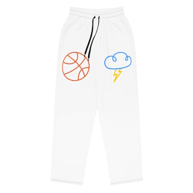 “OKC Thunder City FAN ART” Neon Cloud Joggers – Basketball Sweatpants