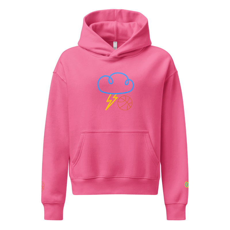 OKC Thunder City Pink Neon Cloud Hoodie – Basketball Pullover